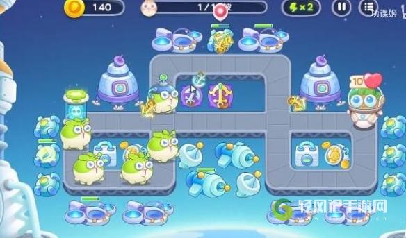 《保卫萝卜4》太空穿越第46关满星攻略