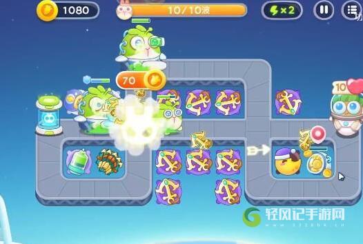 《保卫萝卜4》太空穿越第46关满星攻略