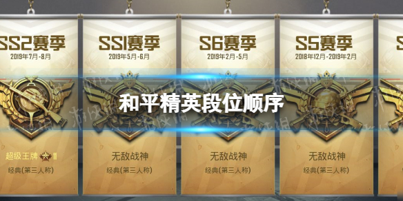 《和平精英》段位等级顺序-段位顺序等级划分表