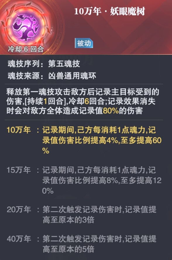斗罗大陆魂师对决妖眼魔树魂环怎么样