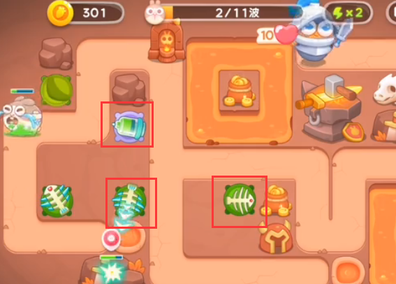《保卫萝卜4》饿龙传说40关攻略