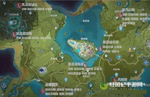 原神钓鱼地点分布图位置大全2022最新
