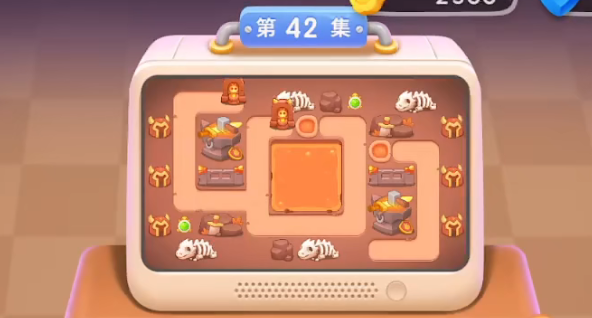 保卫萝卜4饿龙传说第42关攻略