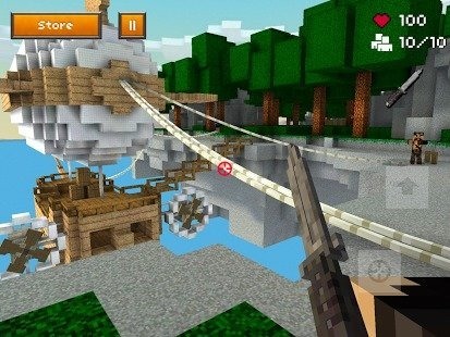 我的世界空岛生存刷石机怎么做