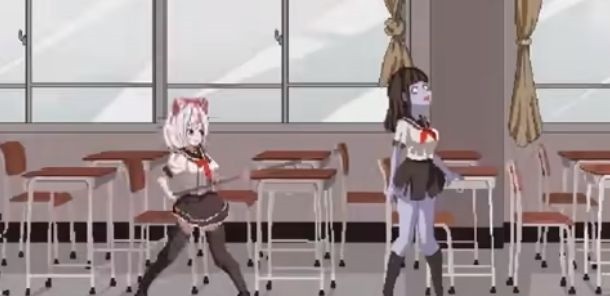 白毛少女大战僵尸游戏安装