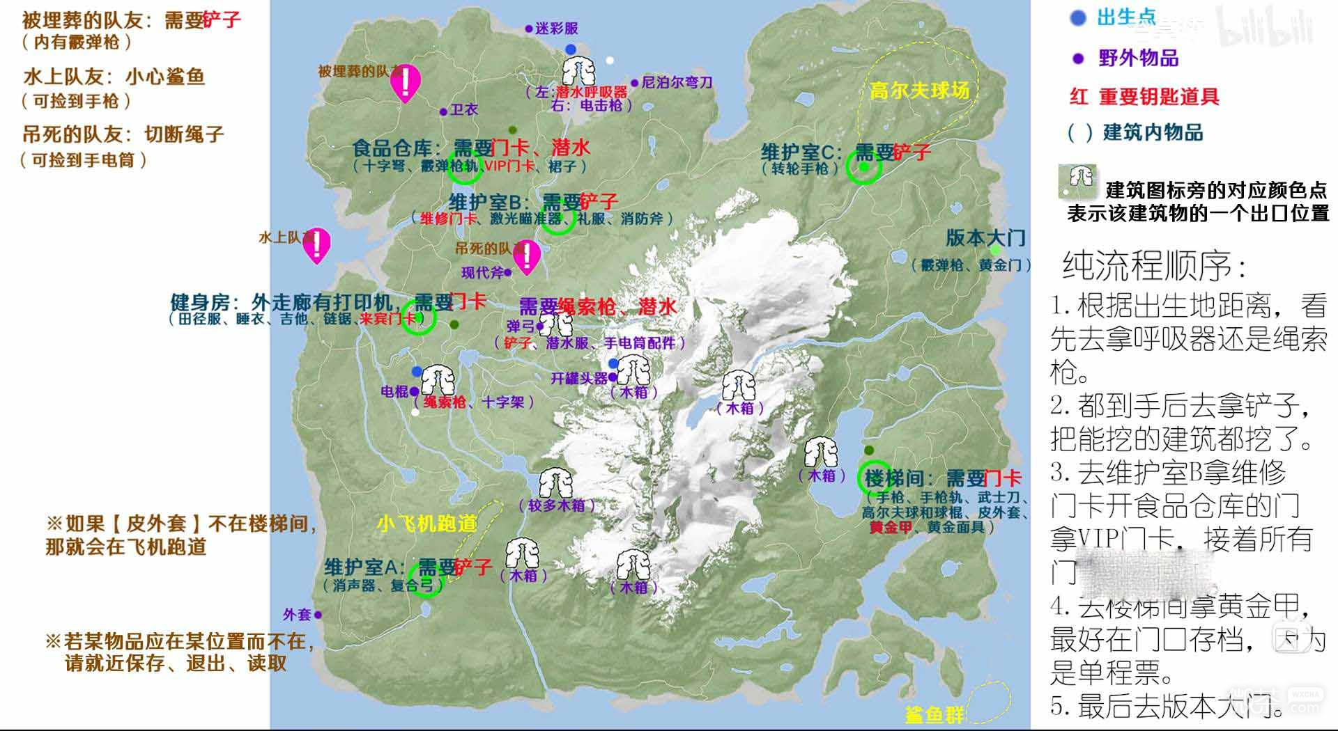 森林之子所有道具地图收集位置详情