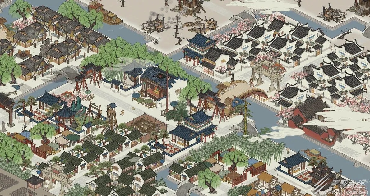 江南百景图桃花村最后的故事怎么解密