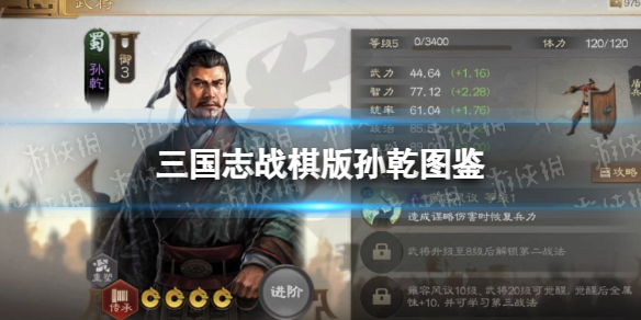 《三国志战棋版》孙乾武将图鉴孙乾属性战法搭配推荐