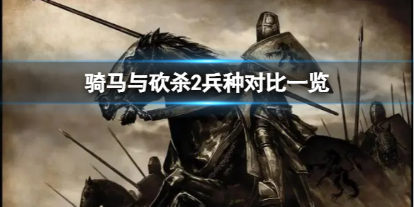 《骑马与砍杀2》现版本哪个兵种强？兵种对比一览