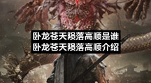 卧龙苍天陨落高顺是谁卧龙苍天陨落高顺介绍