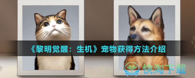 《黎明觉醒生机》宠物获得玩法介绍