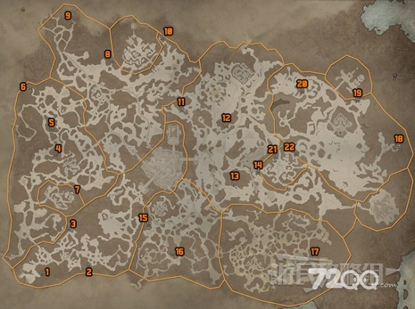 《暗黑破坏神4》破碎群峰地牢位置