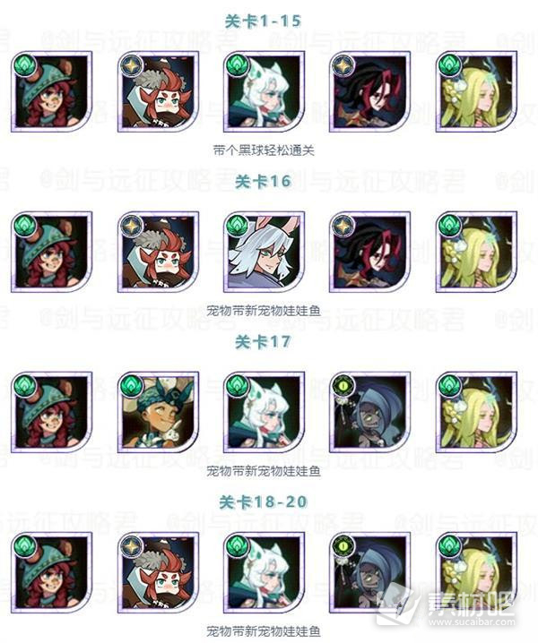 《剑与远征》美味梦境阵容搭配策略