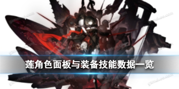 《白夜极光》莲怎么样莲角色面板与装备技能数据一览