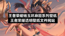 王者荣耀杨玉环麻匪系列壁纸王者荣耀透明壁纸文件网站