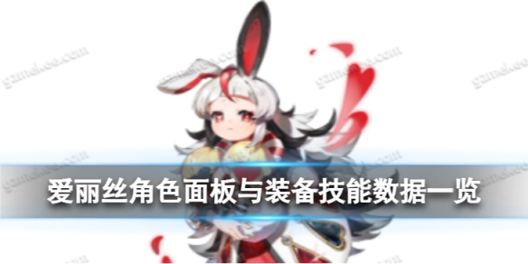 《白夜极光》爱丽丝怎么样爱丽丝角色面板与装备技能数据一览