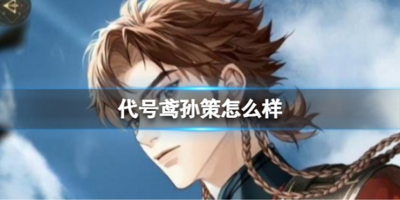 《代号鸢》孙策怎么样孙策什么时候才能遇见