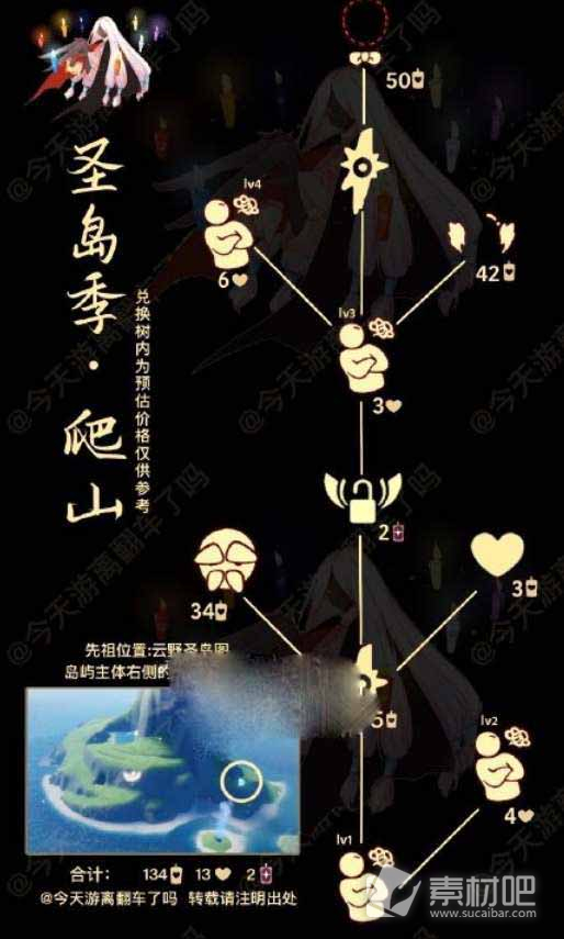 《光遇》登山先祖复刻兑换图一览
