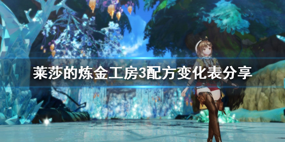 《莱莎的炼金工房3》配方变化表分享  有哪些配方？