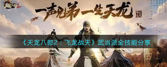 天龙八部2飞龙战天武当派技能怎么样