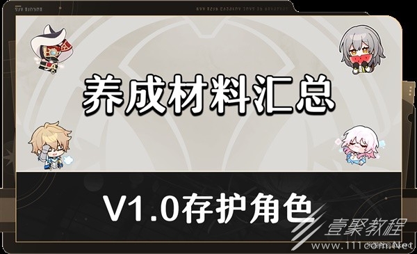 崩坏星穹铁道1.0存护角色满级养成材料分享