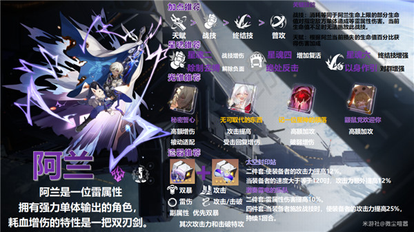 崩坏星穹铁道阿兰角色攻略详解