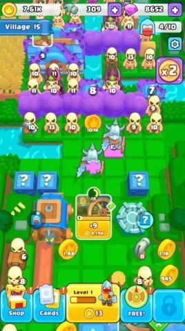 勇敢合并战斗防御免费正版