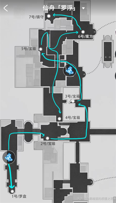 《崩坏星穹铁道》工造司宝箱地图路线分布图汇总