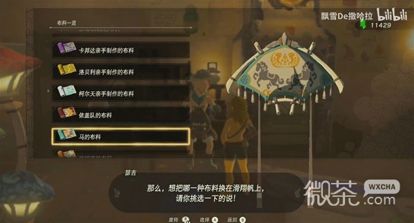 塞尔达传说王国之泪全51种滑翔伞布料获取攻略分享