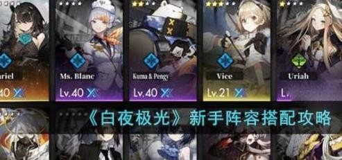 《白夜极光》新手阵容搭配攻略