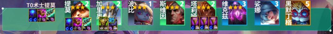 云顶之弈S9约德尔术士提莫阵容推荐攻略