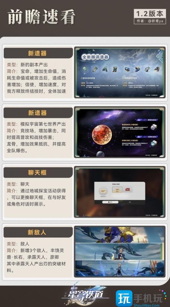 崩坏星穹铁道1.2版本更新内容是什么1.2版本前瞻速看