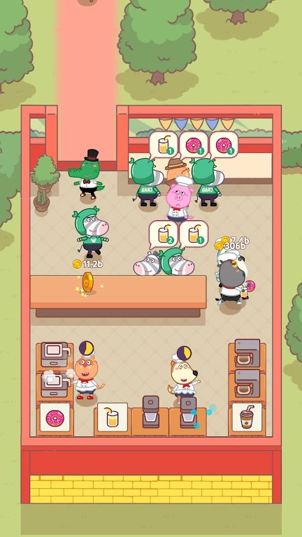 沃福的快餐店版