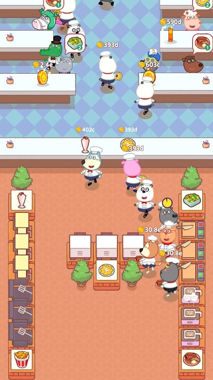 沃福的快餐店版