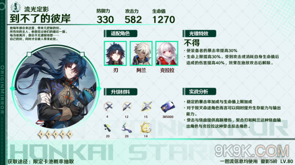 崩坏星穹铁道刃光锥推荐大全攻略