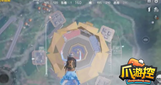 和平精英天空赛场八角笼在哪