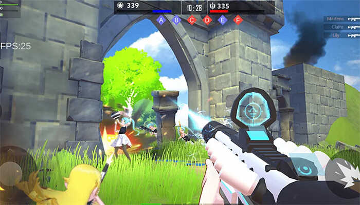 少女战FPS枪械射击安装