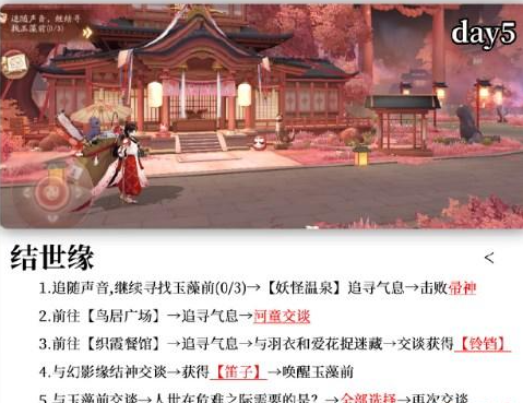 阴阳师结世缘怎么过