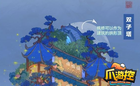 桃源深处有人家双子塔怎么布局