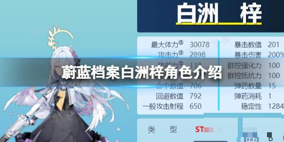《蔚蓝档案》白洲梓角色介绍 白洲梓图鉴