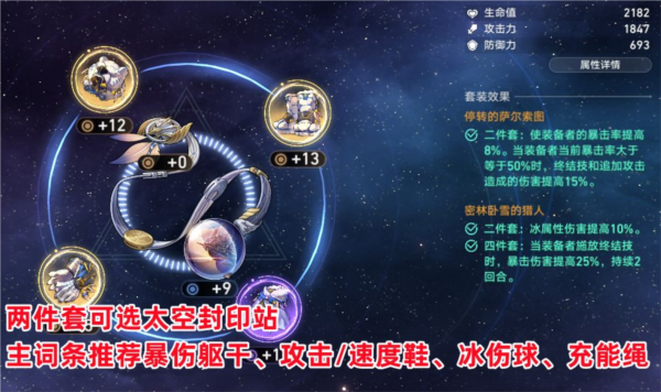 崩坏星穹铁道彦卿遗器选择什么好遗器搭配推荐