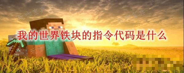 《我的世界》铁块的指令代码一览