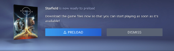 星空现已在Steam开启预载