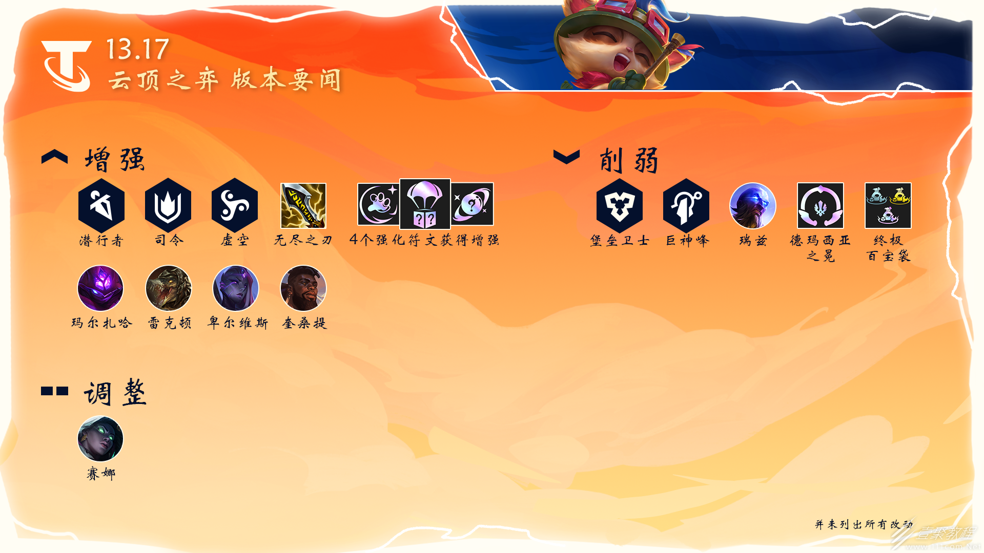 云顶之弈13.17BUG修复分享