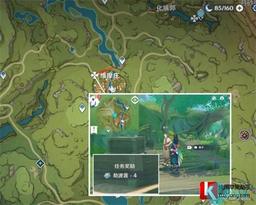 原神劫波莲采集路线图 采集位置一览