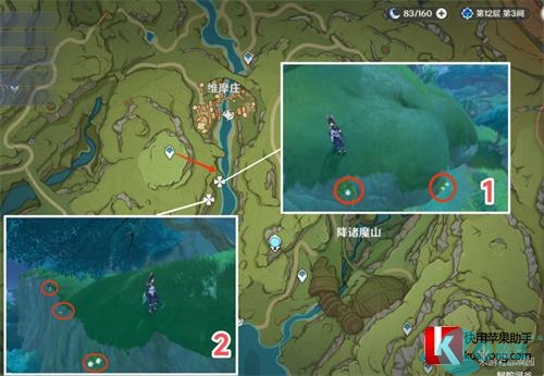 原神劫波莲采集路线图 采集位置一览