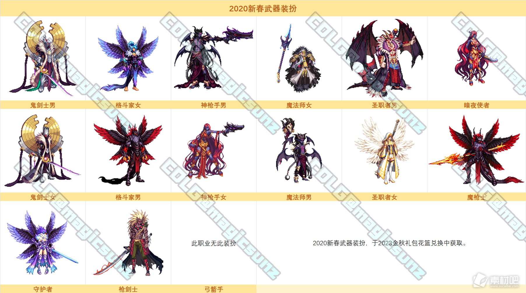 《dnf》2020新春礼包武器装扮外观大全