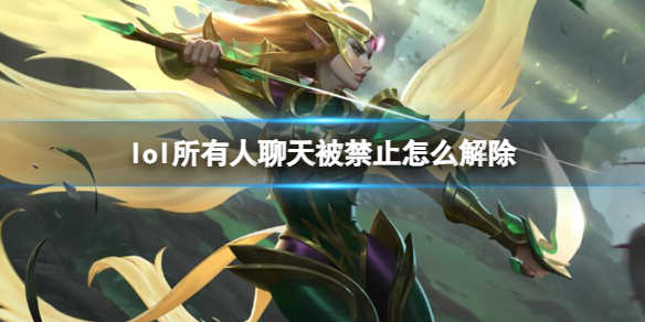 《英雄联盟》所有人聊天禁止解除方法