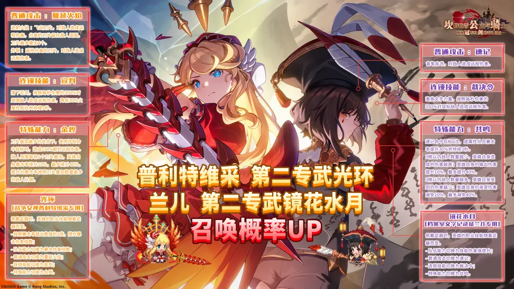 坎公骑冠剑普利特维采第二专武光环一览