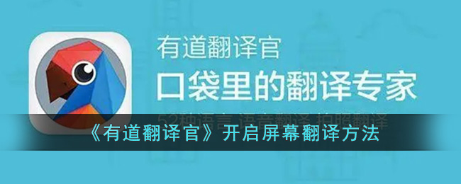 《有道翻译官》开启屏幕翻译方法